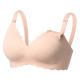 2. MOMCOZY YN46 bezszwowy biustonosz do karmienia Floral Support cielisty S