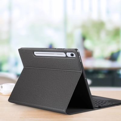 4. Etui z klawiaturą Dux Ducis (TK series) na Samsung Tab S10 FE+ (Plus) - czarne