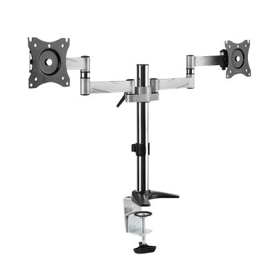 4. LogiLink BP0077 uchwyt / stojak do monitorów 68,6 cm (27") Biurko Czarny, Stal nierdzewna