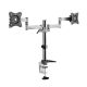 4. LogiLink BP0077 uchwyt / stojak do monitorów 68,6 cm (27") Biurko Czarny, Stal nierdzewna