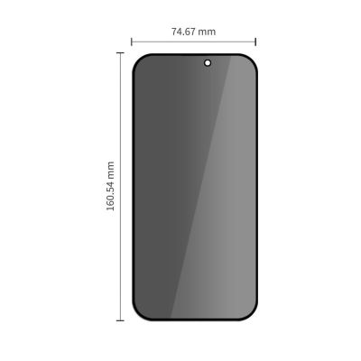 6. Szkło hartowane prywatyzujące Tech-Protect OneTouch Set Spy+ 2-Pack na iPhone 18 Pro Max