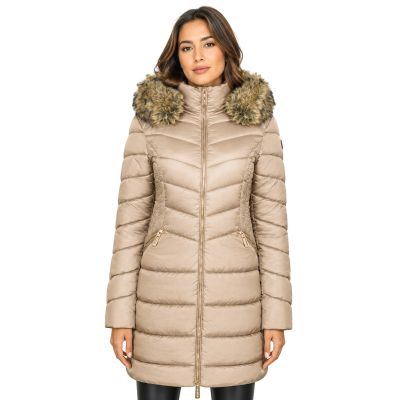2. Parka damska Geographical Norway BOLOLITA TAUPE DB LADY 0116-1 (WZ7487F/GN-TAUPE)