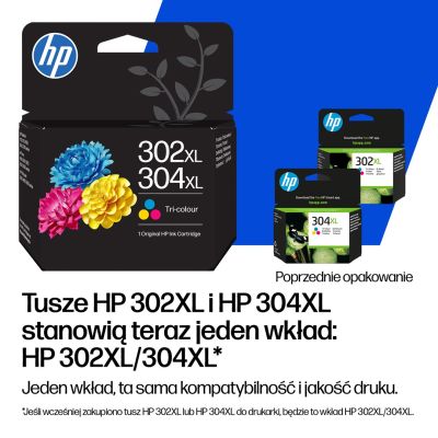 5. HP Tusz Kolor HP302XL/304XL=B7RT8AE