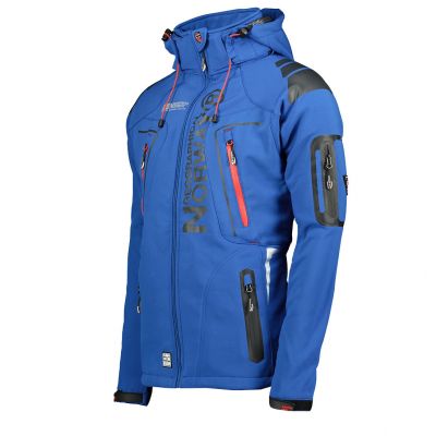 3. Kurtka sportowa męska Geographical Norway Techno MEN 056 BS3 nieprzemakalna niebieska (WU1060H/GN)