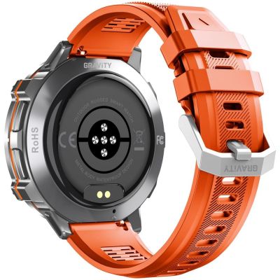 17. Smartwatch Gravity Grafitowy Pasek + Bransoleta GT42-4