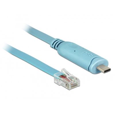 2. DeLOCK 63914 kabel równoległy Niebieski 3 m USB Type-C RJ45