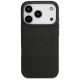 3. Etui Mercedes Leather Vintage Logo MagSafe na iPhone 17 Pro - czarne