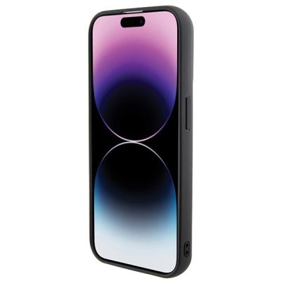 5. Etui Karl Lagerfeld 3D Rubber Multi Logo na iPhone 15 Pro - czarne