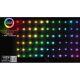 24. LAMPKI CHOINKOWE KURTYNA ŚWIETLNA ZEW/WEW 120 LED 300X60CM Z PILOTEM RGB KOLOR