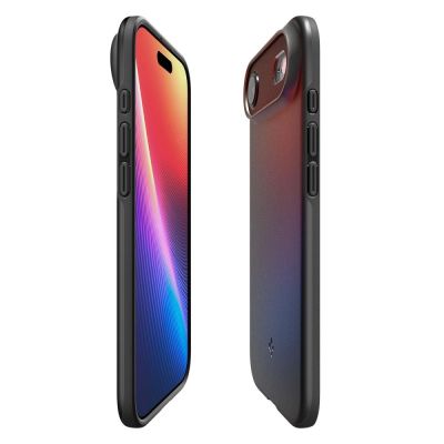 8. Etui Spigen Thin Fit MagSafe na iPhone 17 Air - czarne