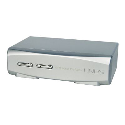 Lindy 39304 przełącznik KVM Srebrny