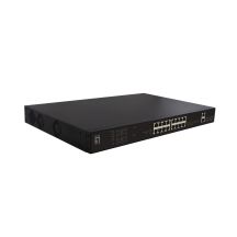 LevelOne FGP-2031 przełącznik sieciowy Nie zarządzany Fast Ethernet (10/100) Obsługa PoE 1U Czarny