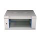 2. Extralink Szafa rack 4U 600x450 Szara montowana na ścianie