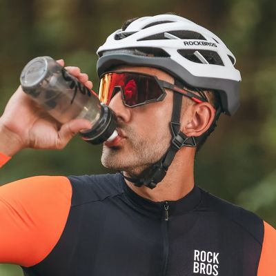 3. Kask rowerowy Rockbros HC-58WG-M 55-58 cm - biało-szary