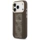 2. Etui Guess 4G Stripe MagSafe na iPhone 17 Pro - brązowe