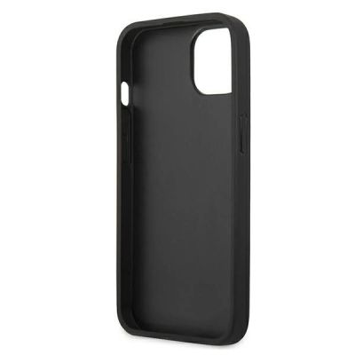 7. Etui Karl Lagerfeld Saffiano Ikonik Karl's Patch na iPhone 13 mini - czarne