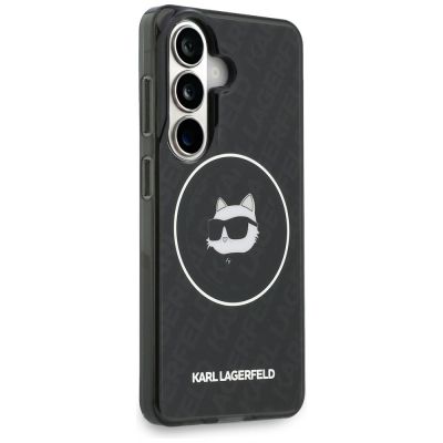 4. Etui Karl Lagerfeld IML Repeated Choupette MagSafe na Samsung Galaxy S26 - czarne