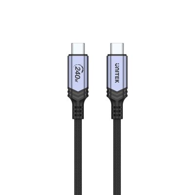 3. UNITEK KABEL USB-C 3.1 DO ŁADOWANIA, PD 240W, 2M