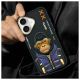 11. Etui Nimmy Cool&Cute 2.0 Monkey na iPhone 16 - czarne