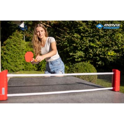 8. ZESTAW DO TENISA STOŁOWEGO OUTDOOR WEATHERPROOF 2 RAKIETKI 3 PIŁECZKI DONIC