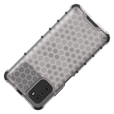 6. Honeycomb etui pancerny pokrowiec z żelową ramką Xiaomi Poco M3 przezroczysty