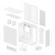 8. Okno Arctic Xtender Weiß Transparentes Glasfenster mit GPU mount