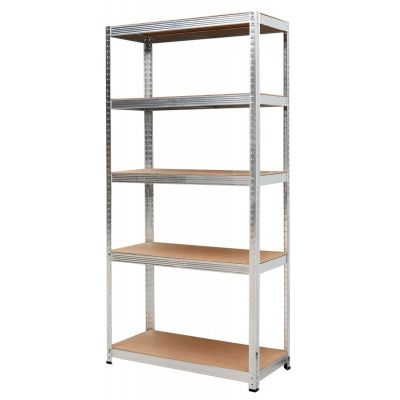 Regał AW 5 półek 180x90x40 nośność 250kg 5,0mm wciskany szybki montaż