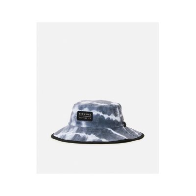 9. Kapelusz RIP CURL Revo Valley Wide Brim Hat -Boy czarny
