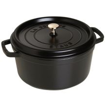 Garnek żeliwny okrągły wysoki STAUB 40502-285-0 - czarny 4.8 ltr