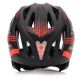 24. Kask rowerowy full-face Meteor Lupus S 48-52 cm czarny/czerwony