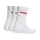 2. Skarpety adidas Linear Crew Cushioned Socks 3 Pairs białe KD1716