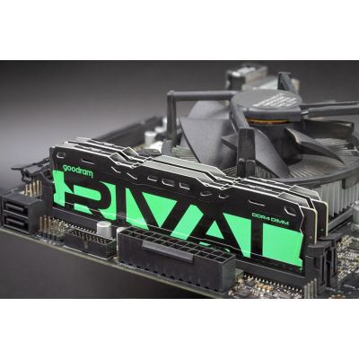7. DDR4 2x8GB KIT UDIMM goodram RIVAL Radiant Green