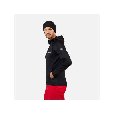 4. Bluza męska męska ROSSIGNOL BLACKSIDE MIX FZH FLEECE czarna