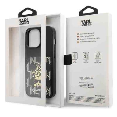 8. Etui Karl Lagerfeld Karlimals Cardslot na iPhone 13 Pro / iPhone 13 - czarne