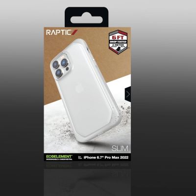 5. Raptic X-Doria Slim Case etui iPhone 14 Pro Max pokrowiec plecki przezroczysty