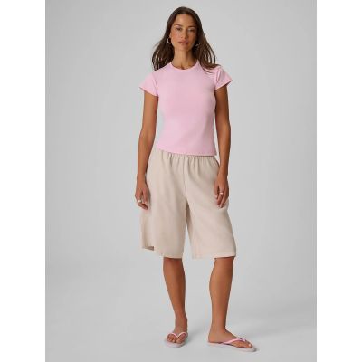 5. Spodenki casual z modalem damskie 4F 4FRSS26TSHOF0936-12S