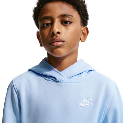 5. Bluza dla dzieci Nike Sportswear Club Fleece błękitna FD3000 408