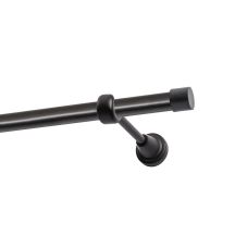 KARNISZ POJEDYNCZY FI 19 MM CZARNY 320 CM LUNA KOWALSKI