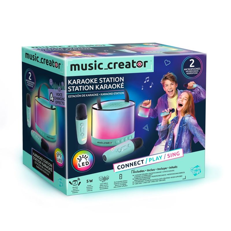 8. MUSIC CREATOR Mini zestaw do karaoke Duo