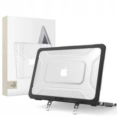 Etui Tech-Protect Kevlar Pro na MacBook Neo 13" 2026 - czarno-przezroczyste