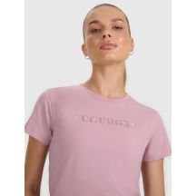 T-shir damski z nadrukiem 4F 4FRAW25TTSHF3228-56S