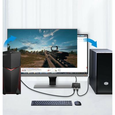6. Techly IDATA-DP-2DP-8KT przełącznik wideo DisplayPort