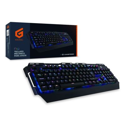 2. Conceptronic KRONIC klawiatura Gaming USB QWERTY Portugalski Czarny