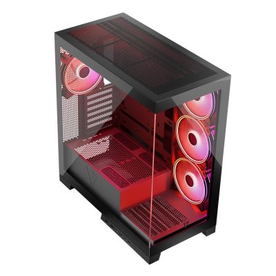 13. MODECOM OBUDOWA VOLCANO SPACE APEX ARGB MIDI CZARNA