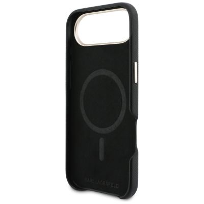 7. Etui Karl Lagerfeld Karl Head Logo MagSafe na iPhone Air - czarne