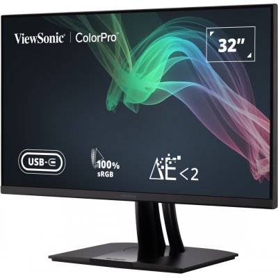 4. Viewsonic VP56 monitor komputerowy 81,3 cm (32") 3840 x 2160 px 4K Ultra HD LED Czarny