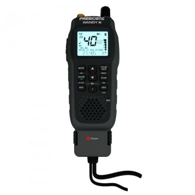 10. CB Radio przenośne ręczne ASC PRESIDENT Randy III