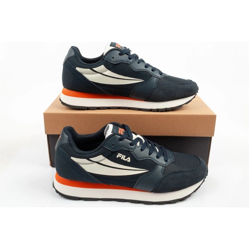 9. Fila buty sportowe męskie sneakersy Hypert modne granatowe wygodne