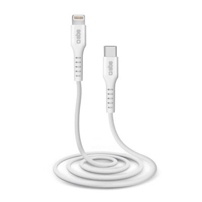 2. Kabel SBS TECABLELIGTC1W USB-C - Lightning z certyfikatem MFi, 1m - biały