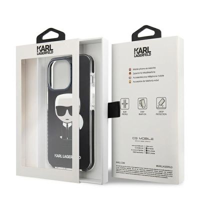 8. Etui Karl Lagerfeld Iconik Karl na iPhone 13 Pro / iPhone 13 - czarne